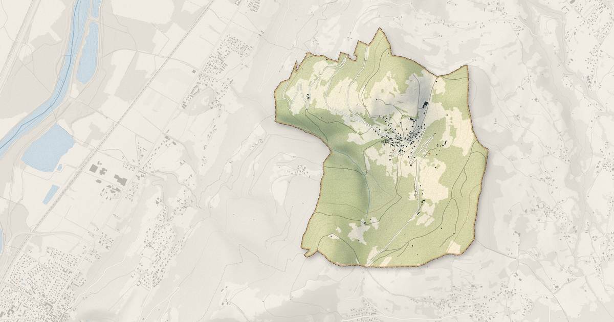 Portrait cartographique de Hurtières : relief, eau, forêts, bâti et voies, calculés à partir des données de l'IGN