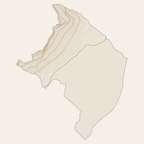 Lumbin : courbes de niveau