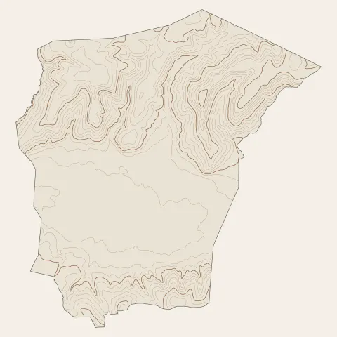 Luzinay : courbes de niveau