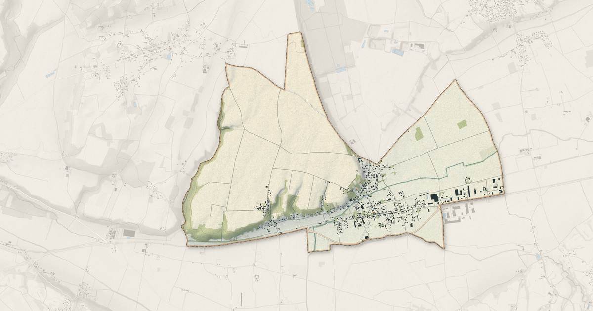 Portrait cartographique de Marcilloles : relief, eau, forêts, bâti et voies, calculés à partir des données de l'IGN