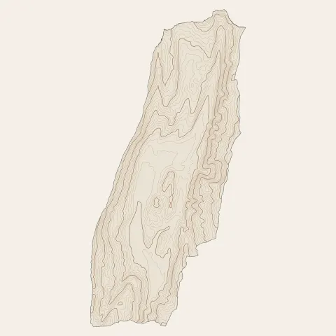 Autrans-Méaudre en Vercors : courbes de niveau