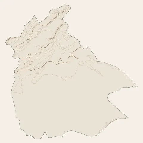 Moirans : courbes de niveau