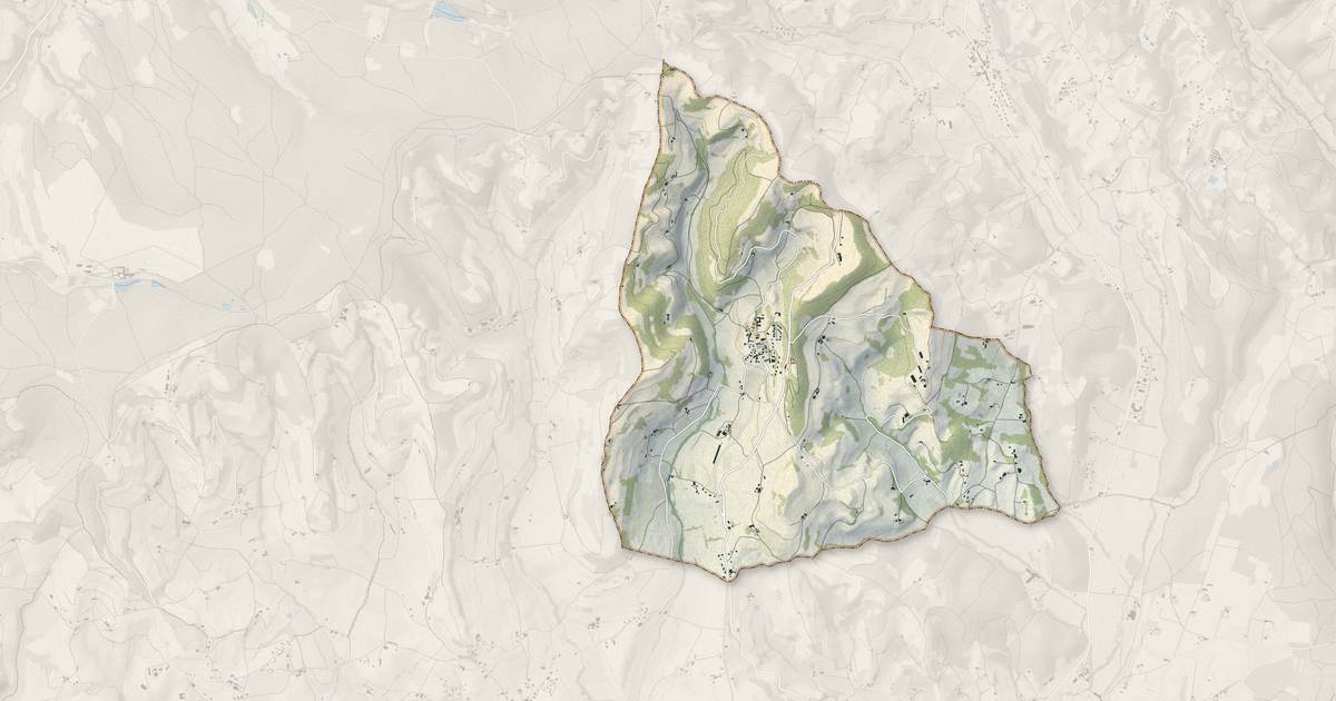 Portrait cartographique de Murinais : relief, eau, forêts, bâti et voies, calculés à partir des données de l'IGN