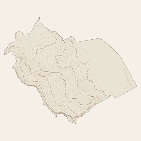 Noyarey : courbes de niveau