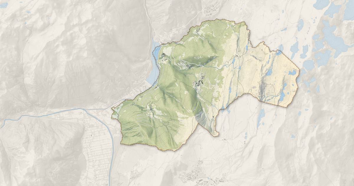 Portrait cartographique de Oz : relief, eau, forêts, bâti et voies, calculés à partir des données de l'IGN