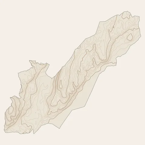 Villages du Lac de Paladru : courbes de niveau
