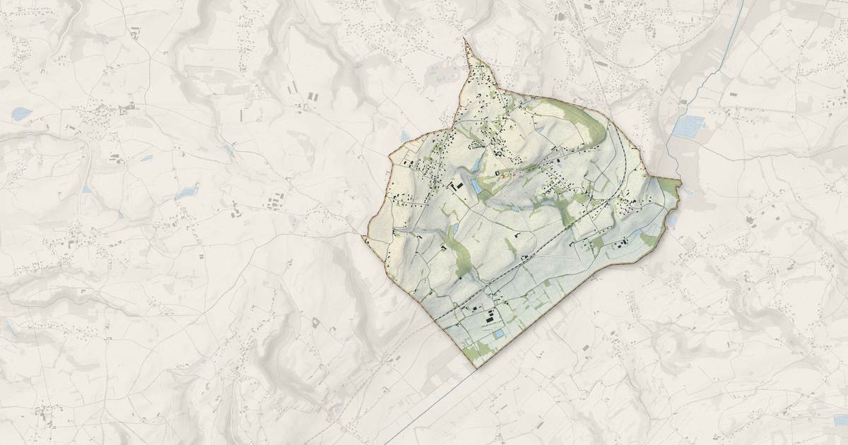 Portrait cartographique de Le Passage : relief, eau, forêts, bâti et voies, calculés à partir des données de l'IGN