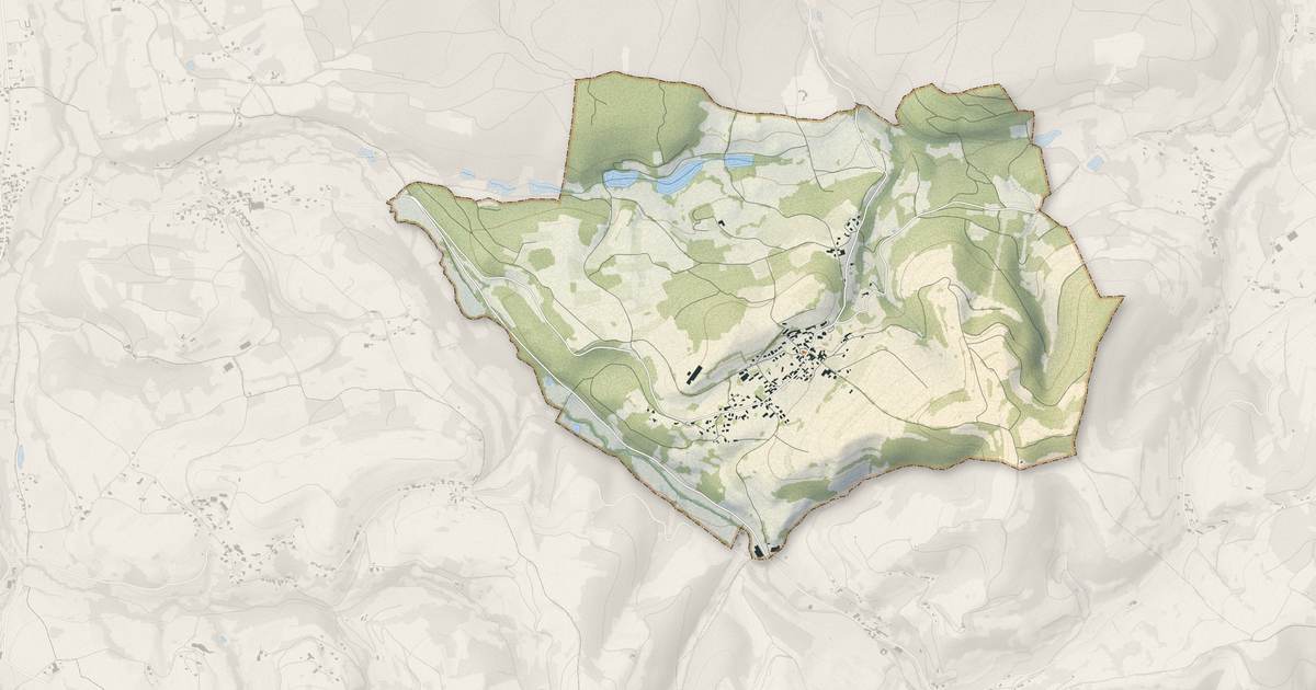 Portrait cartographique de Plan : relief, eau, forêts, bâti et voies, calculés à partir des données de l'IGN