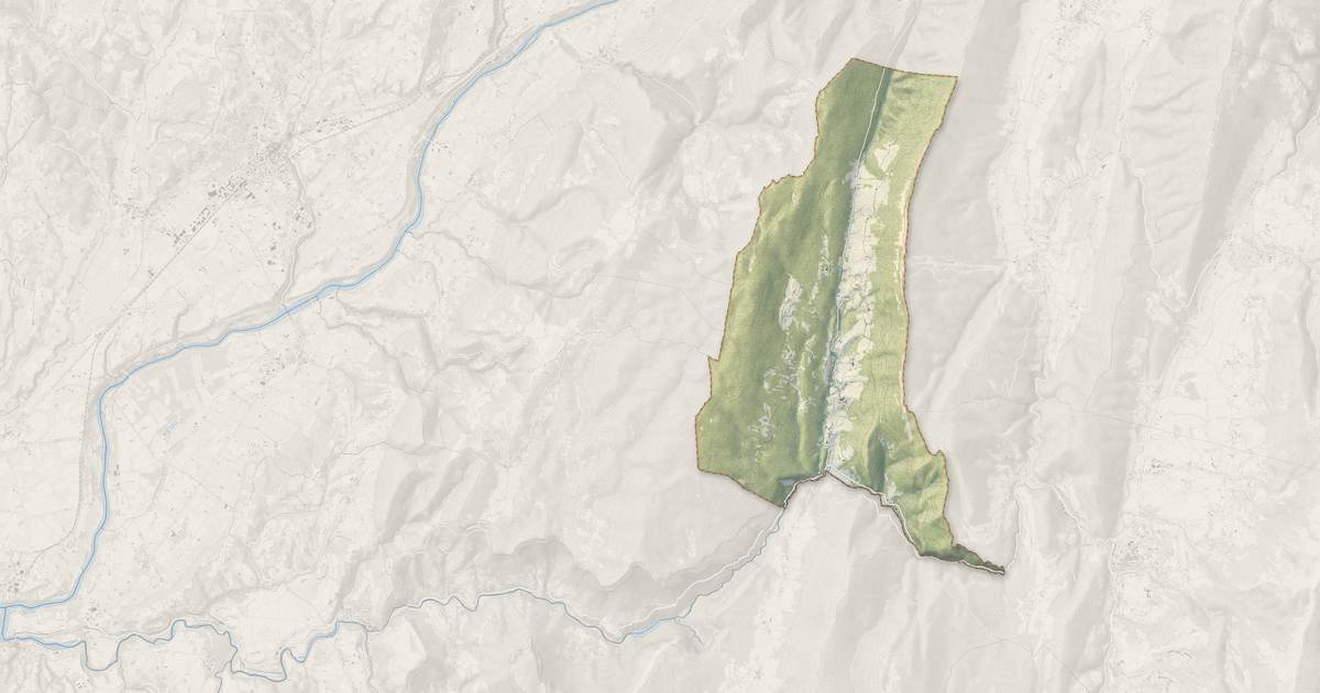 Portrait cartographique de Rencurel : relief, eau, forêts, bâti et voies, calculés à partir des données de l'IGN