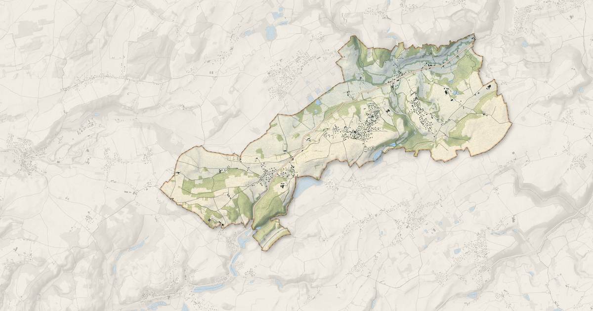 Portrait cartographique de Saint-Agnin-sur-Bion : relief, eau, forêts, bâti et voies, calculés à partir des données de l'IGN