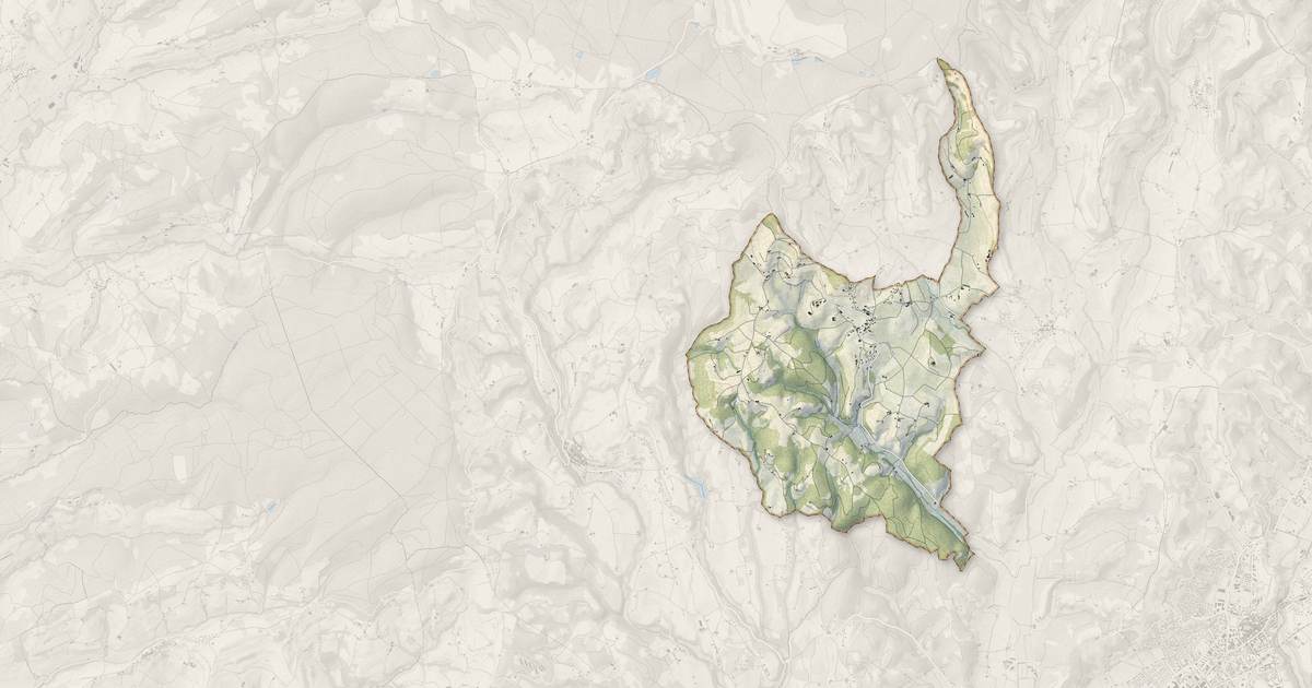 Portrait cartographique de Saint-Appolinard : relief, eau, forêts, bâti et voies, calculés à partir des données de l'IGN