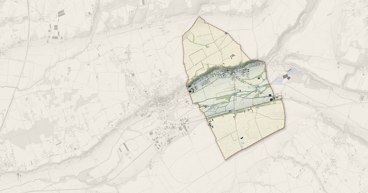 Portrait cartographique de Saint-Barthélemy : relief, eau, forêts, bâti et voies, calculés à partir des données de l'IGN