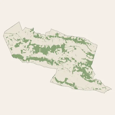 Saint-Chef : bois, forêts et landes