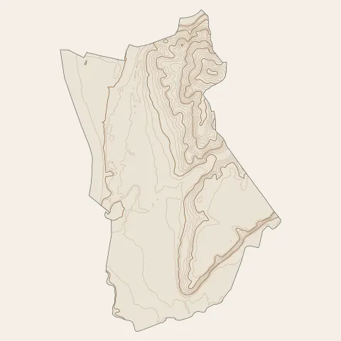 Saint-Clair-du-Rhône : courbes de niveau