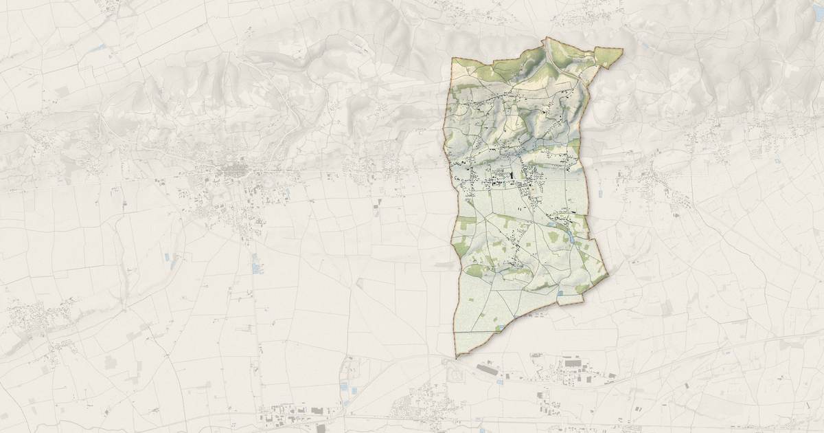 Portrait cartographique de Saint-Hilaire-de-la-Côte : relief, eau, forêts, bâti et voies, calculés à partir des données de l'IGN