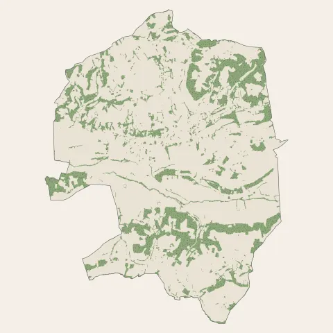 Saint-Jean-de-Bournay : bois, forêts et landes