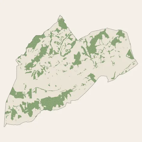 Saint-Just-Chaleyssin : bois, forêts et landes