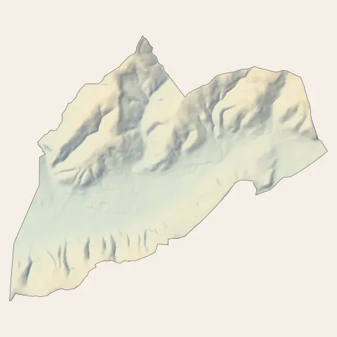Saint-Just-Chaleyssin : relief