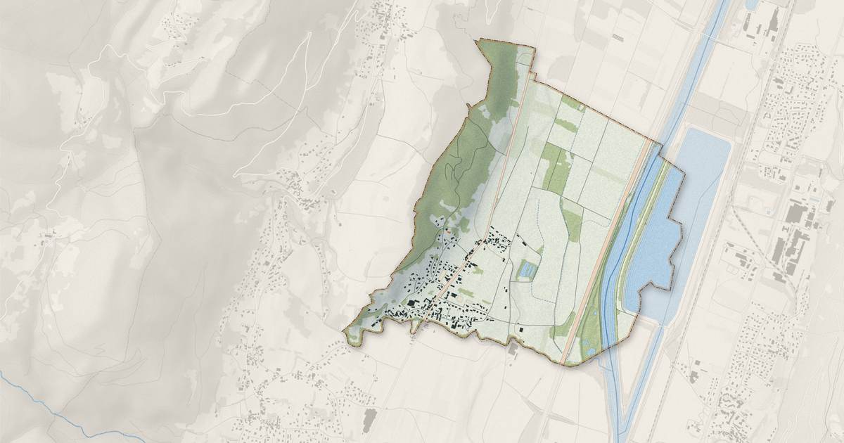Portrait cartographique de Sainte-Marie-d'Alloix : relief, eau, forêts, bâti et voies, calculés à partir des données de l'IGN