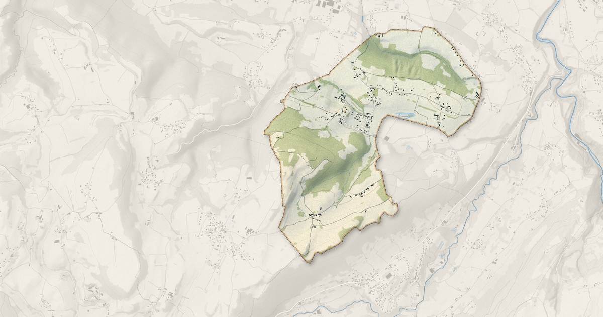 Portrait cartographique de Saint-Martin-de-Vaulserre : relief, eau, forêts, bâti et voies, calculés à partir des données de l'IGN