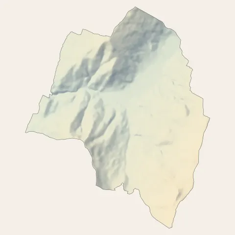 Crêts en Belledonne : relief