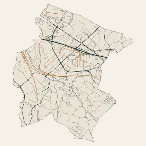 Saint-Quentin-Fallavier : voies