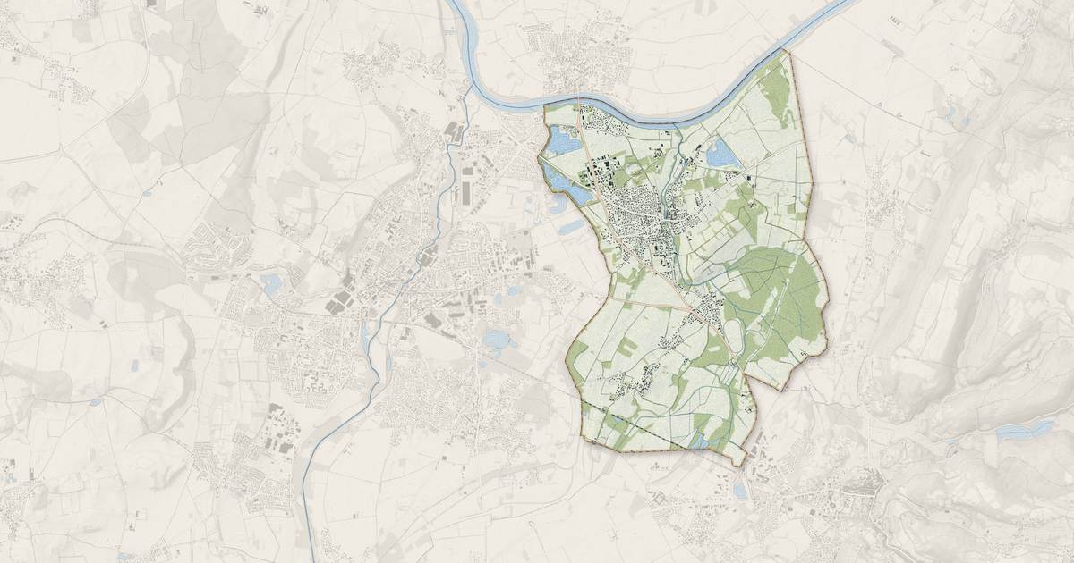 Portrait cartographique de Saint-Romain-de-Jalionas : relief, eau, forêts, bâti et voies, calculés à partir des données de l'IGN