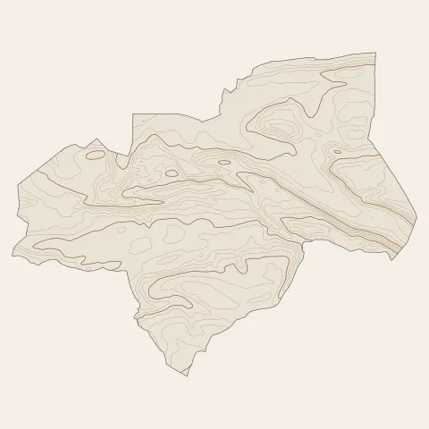 Saint-Victor-de-Cessieu : courbes de niveau