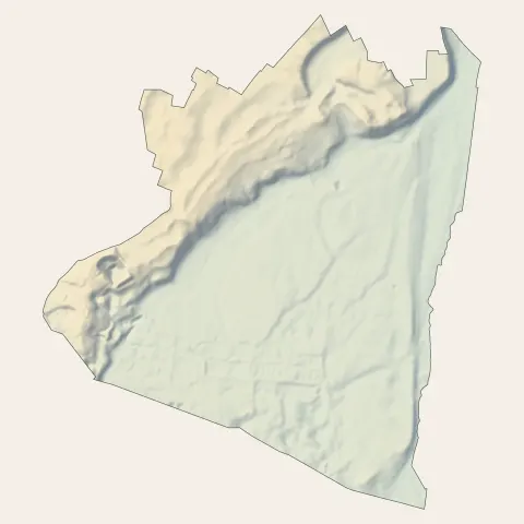 Satolas-et-Bonce : relief