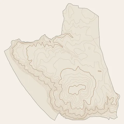 Seyssuel : courbes de niveau