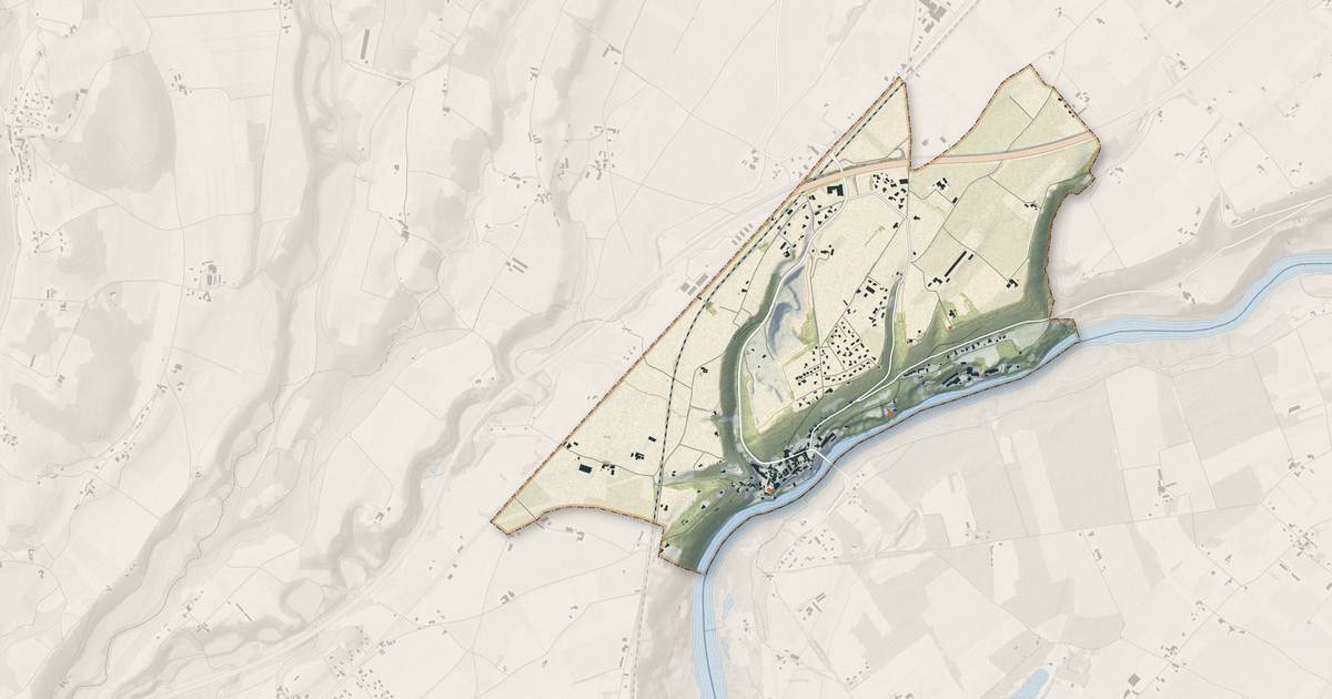 Portrait cartographique de La Sône : relief, eau, forêts, bâti et voies, calculés à partir des données de l'IGN
