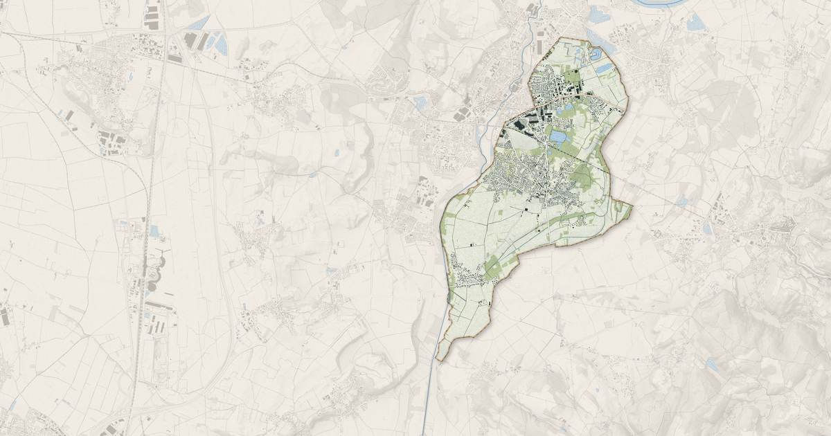 Portrait cartographique de Tignieu-Jameyzieu : relief, eau, forêts, bâti et voies, calculés à partir des données de l'IGN