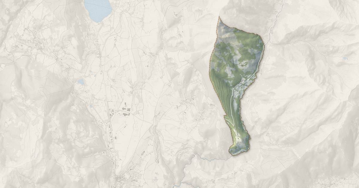 Portrait cartographique de La Valette : relief, eau, forêts, bâti et voies, calculés à partir des données de l'IGN