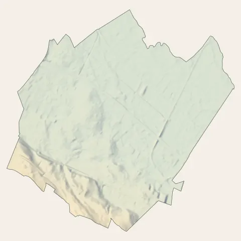 La Verpillière : relief