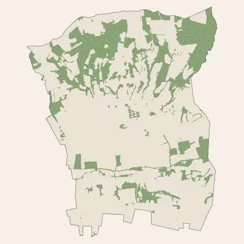 Villette-de-Vienne : bois, forêts et landes