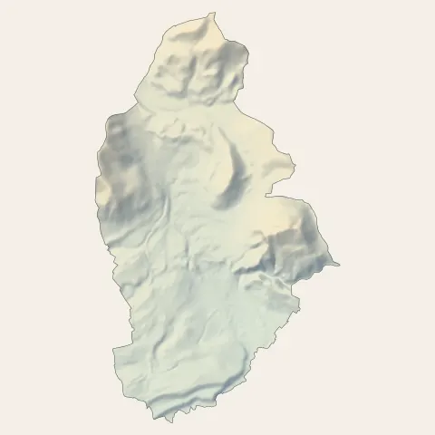 Voiron : relief