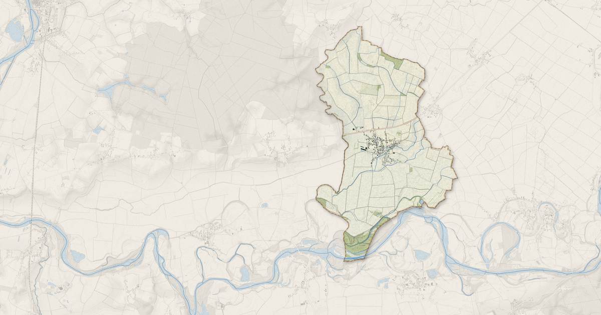 Portrait cartographique de Annoire : relief, eau, forêts, bâti et voies, calculés à partir des données de l'IGN