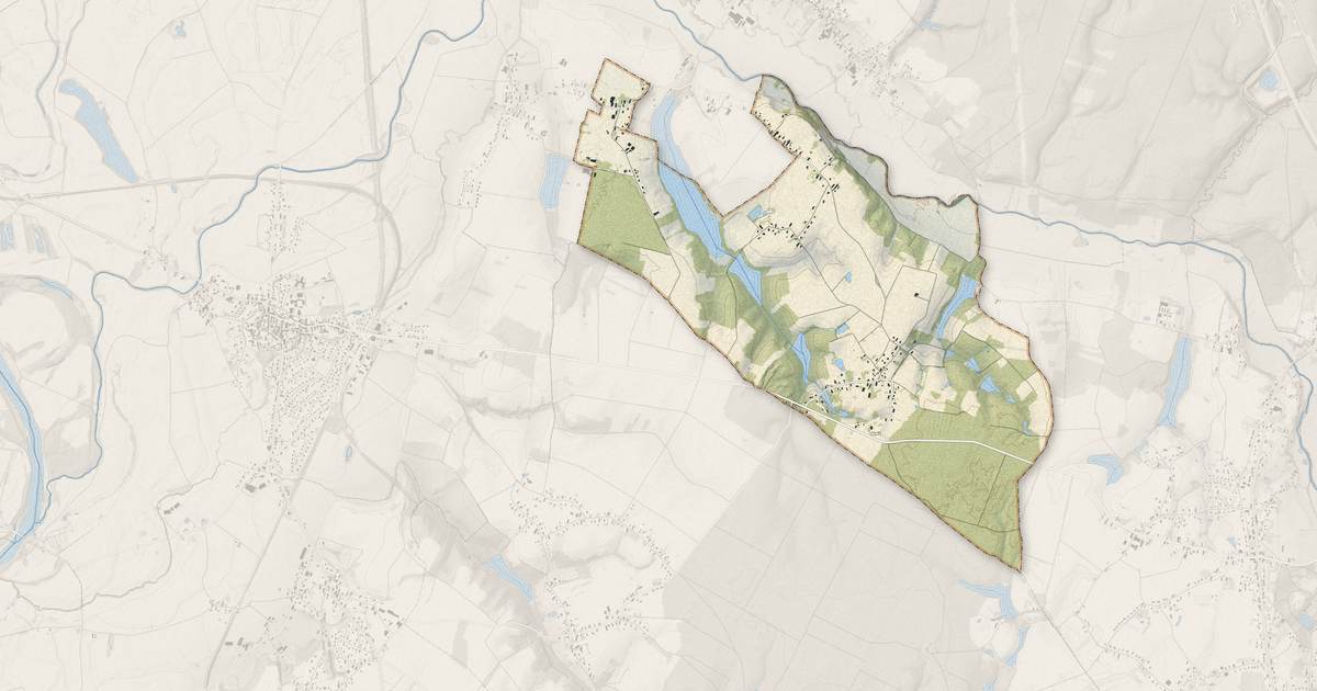 Portrait cartographique de Balaiseaux : relief, eau, forêts, bâti et voies, calculés à partir des données de l'IGN