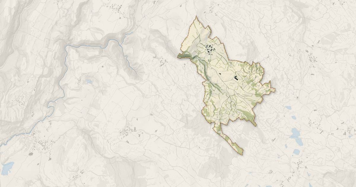 Portrait cartographique de Billecul : relief, eau, forêts, bâti et voies, calculés à partir des données de l'IGN