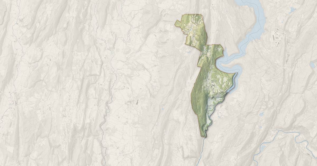 Portrait cartographique de Cernon : relief, eau, forêts, bâti et voies, calculés à partir des données de l'IGN