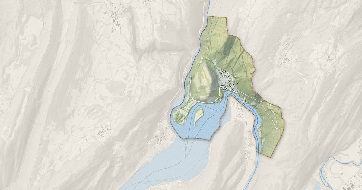 Portrait cartographique de Chancia : relief, eau, forêts, bâti et voies, calculés à partir des données de l'IGN