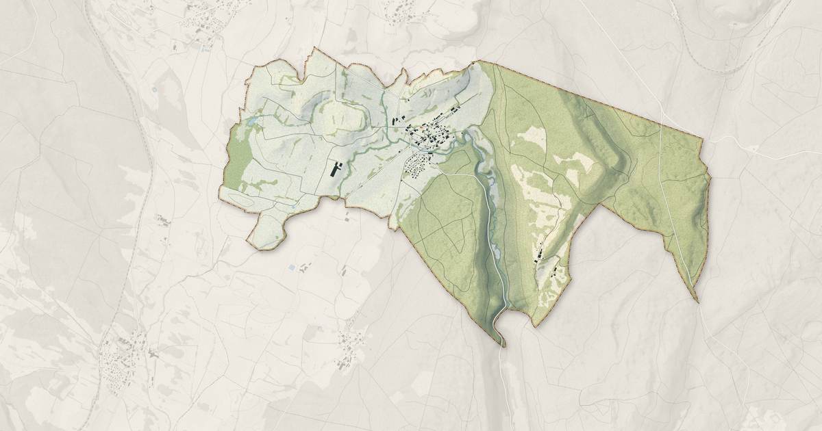 Portrait cartographique de Chapois : relief, eau, forêts, bâti et voies, calculés à partir des données de l'IGN