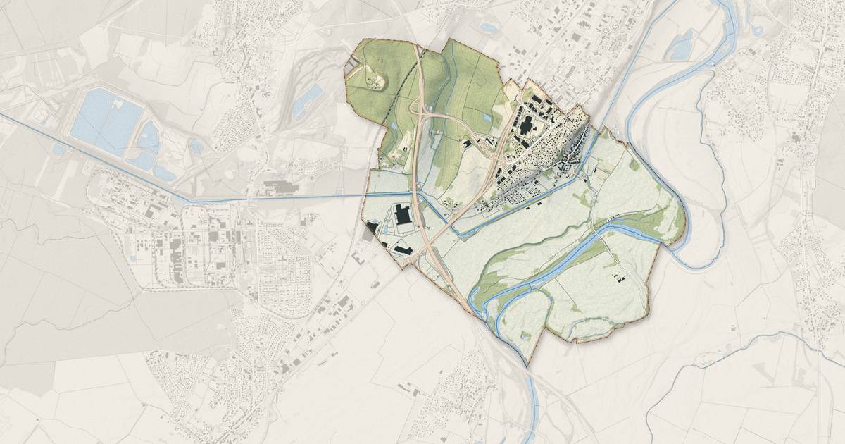 Portrait cartographique de Choisey : relief, eau, forêts, bâti et voies, calculés à partir des données de l'IGN
