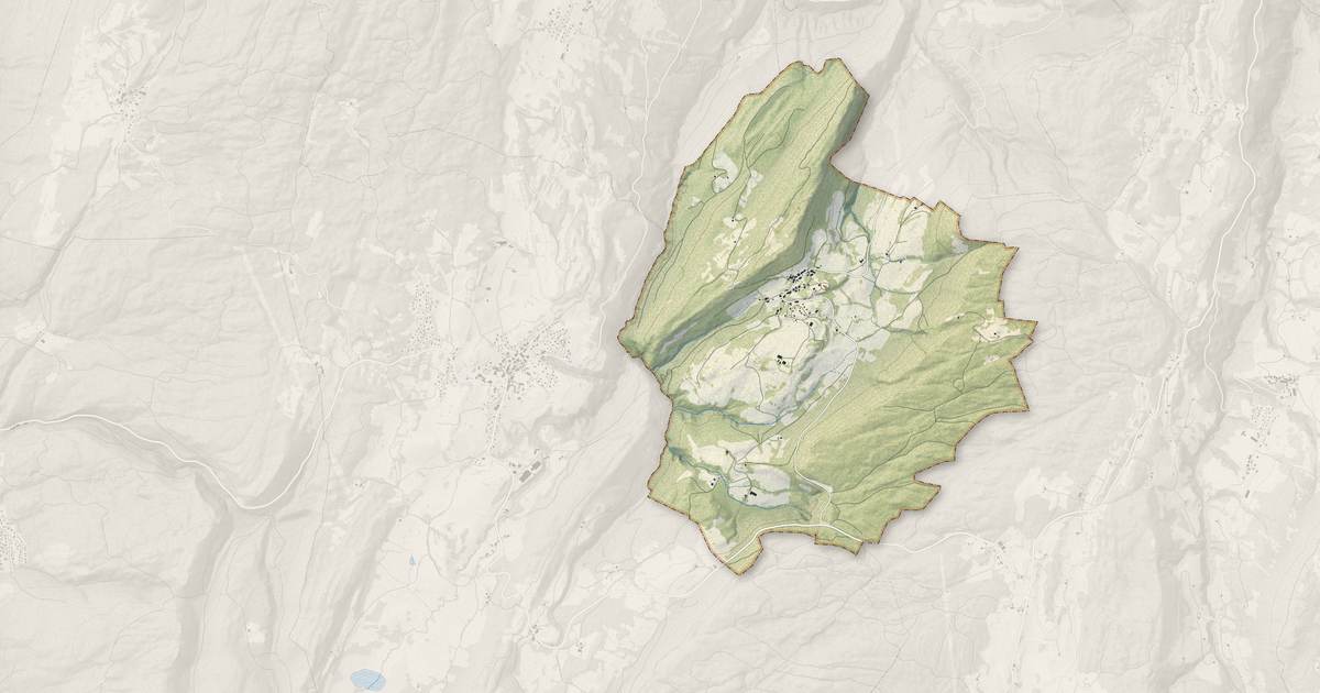 Portrait cartographique de Choux : relief, eau, forêts, bâti et voies, calculés à partir des données de l'IGN