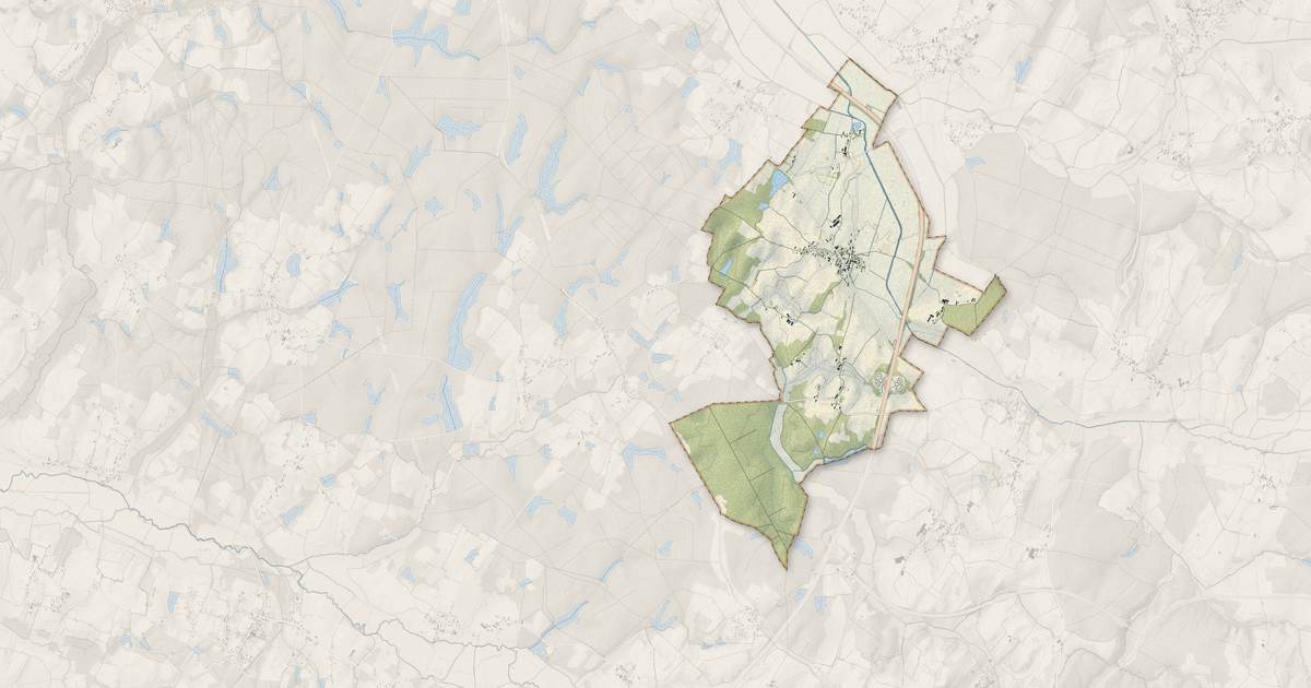 Portrait cartographique de Colonne : relief, eau, forêts, bâti et voies, calculés à partir des données de l'IGN