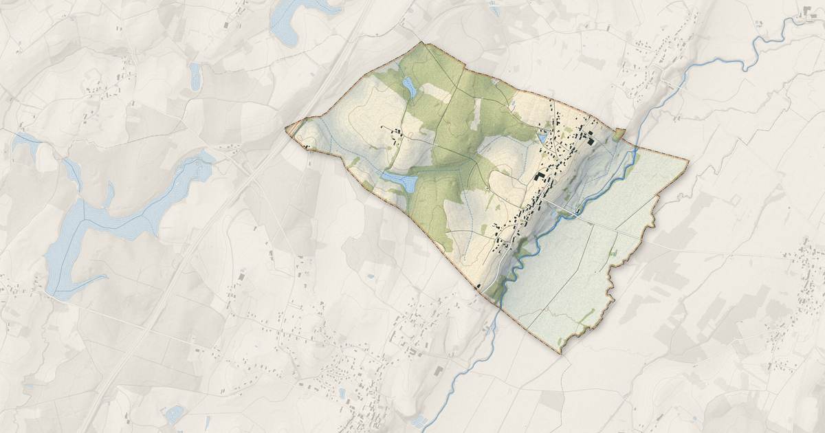Portrait cartographique de Condamine : relief, eau, forêts, bâti et voies, calculés à partir des données de l'IGN