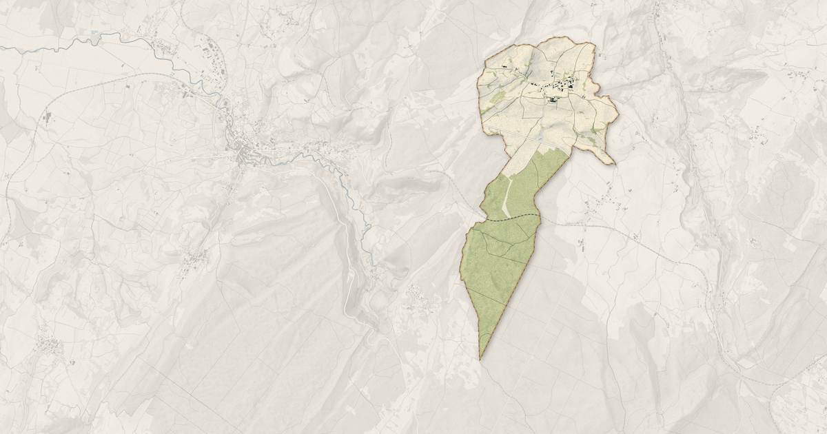 Portrait cartographique de Ivory : relief, eau, forêts, bâti et voies, calculés à partir des données de l'IGN