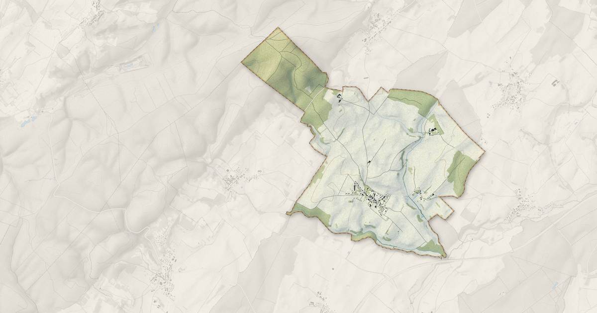 Portrait cartographique de Malange : relief, eau, forêts, bâti et voies, calculés à partir des données de l'IGN