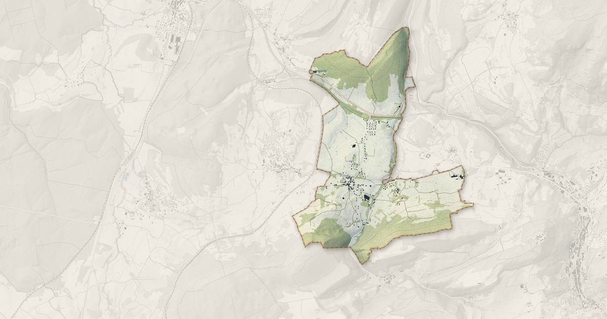 Portrait cartographique de Marnoz : relief, eau, forêts, bâti et voies, calculés à partir des données de l'IGN