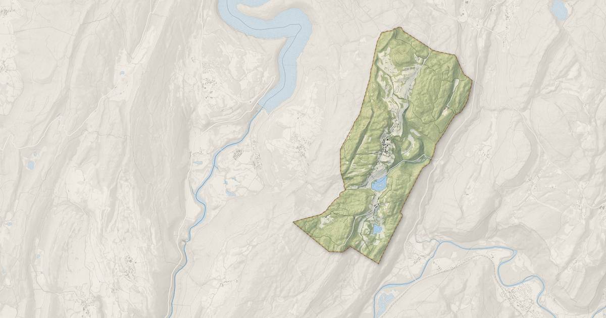 Portrait cartographique de Martigna : relief, eau, forêts, bâti et voies, calculés à partir des données de l'IGN